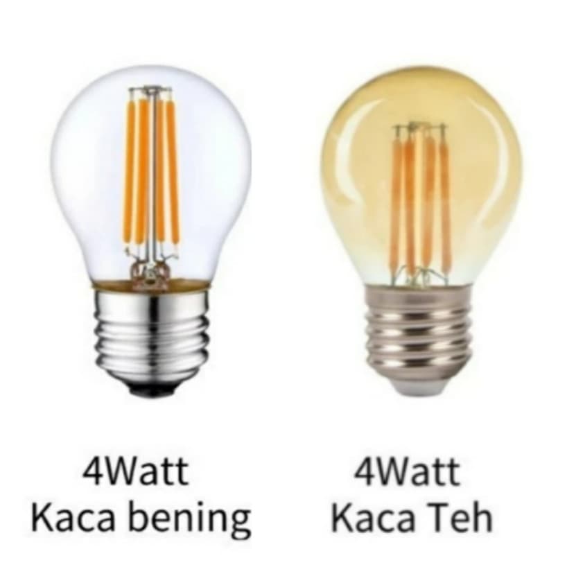 Lampu LED Filamen 4Watt Bohlam Edison G45 Bulb E27