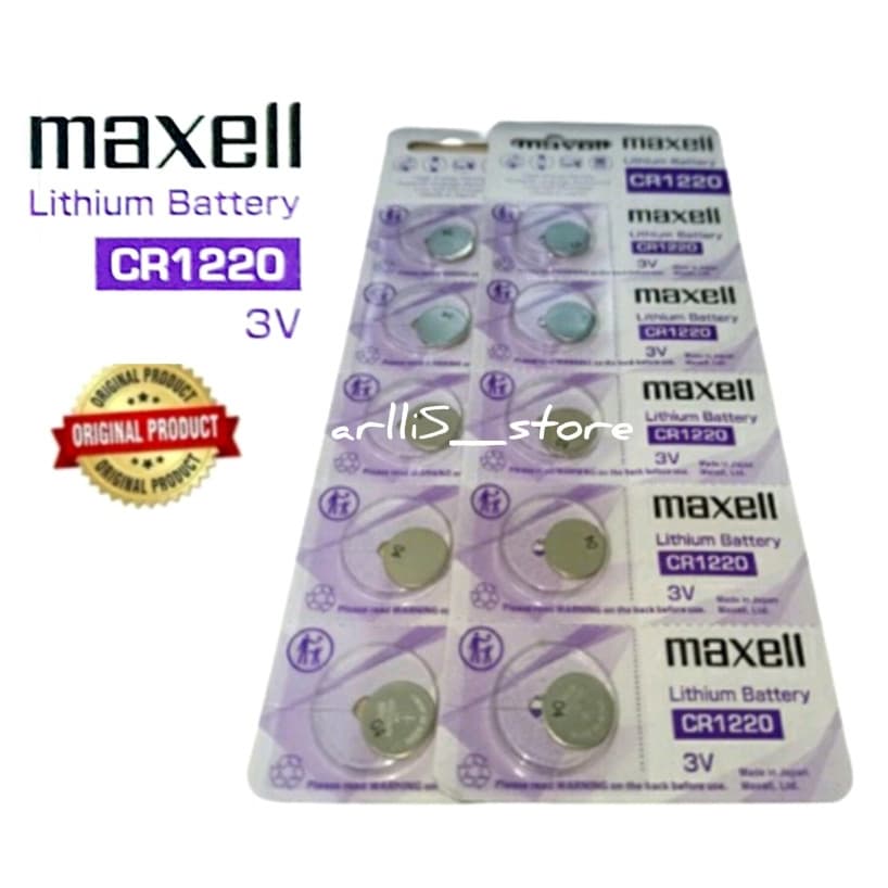 Battery CR1220 3Volt Maxell