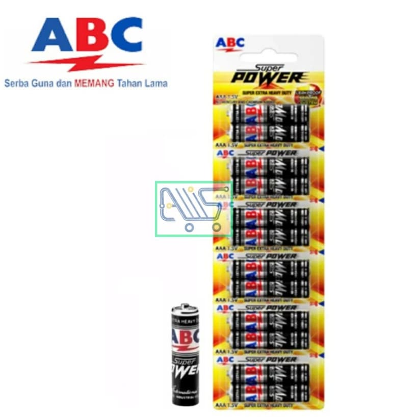 Battery ABC Super Power AAA A3 R03 1.5V
