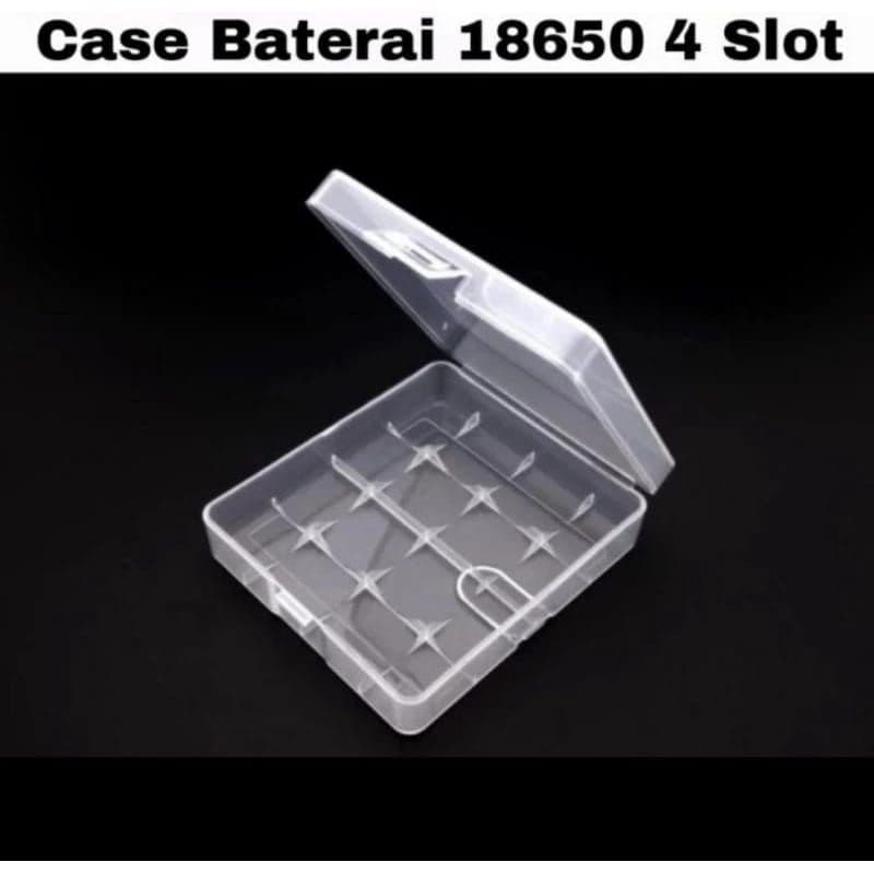 Case Battery 18650 4 Slot
