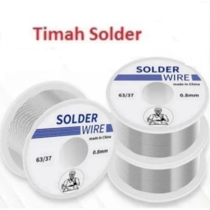Timah Gulung Solder 0.8mm 63/37 50 Gram