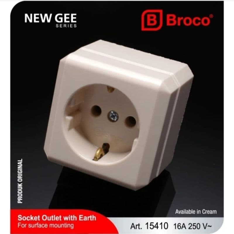 BROCO OB STOP KONTAK ARDE SEGI CREAM 15410 (1541011)
