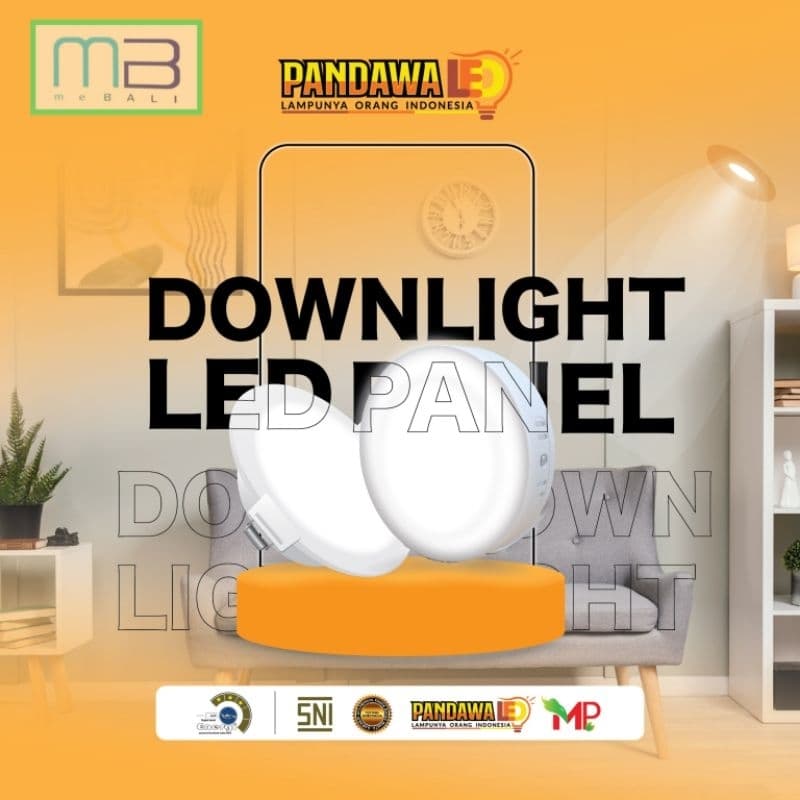 Lampu Pandawa Led MP Boom Downlight Panel INBOW SNI