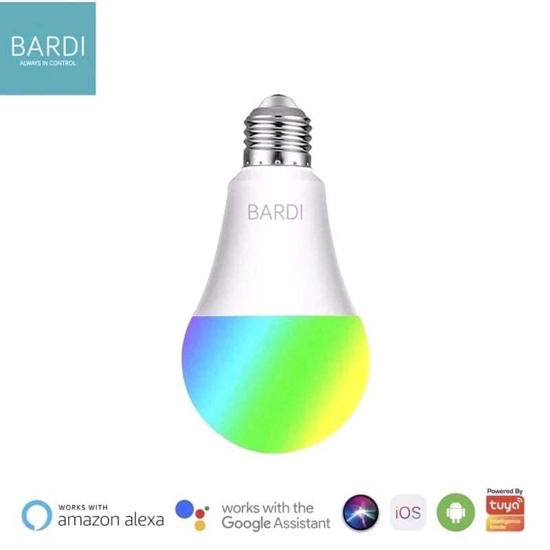 BARDI Smart LED Light Bulb RGBWW 9W Wifi Wireless IoT Home Automation