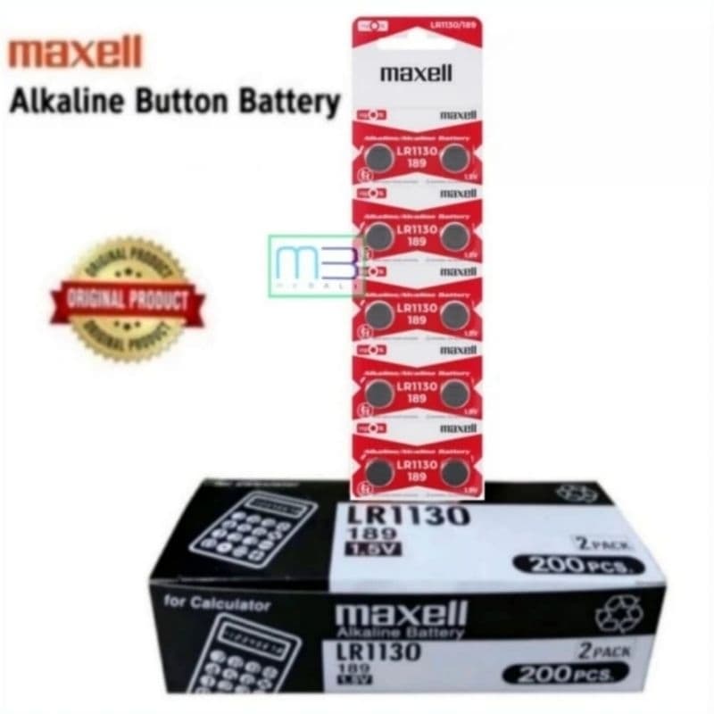 Battery LR1130 / AG10 1.55Volt Maxell Original
