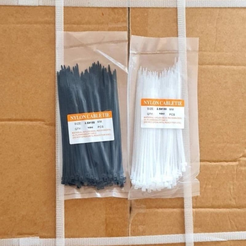 Kabel Ties Cable Tie 2.5 x 150mm (15cm) Isi 100
