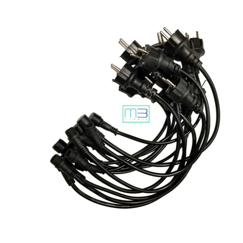 Colokan Kabel Fitting Outdoor Waterproof / Sambungan Steker Fitting