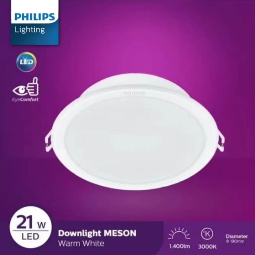 Lampu Philips Downlight 59469 Meson D175 21W 3000K (Warm White) & 6500K (Cool Daylight)