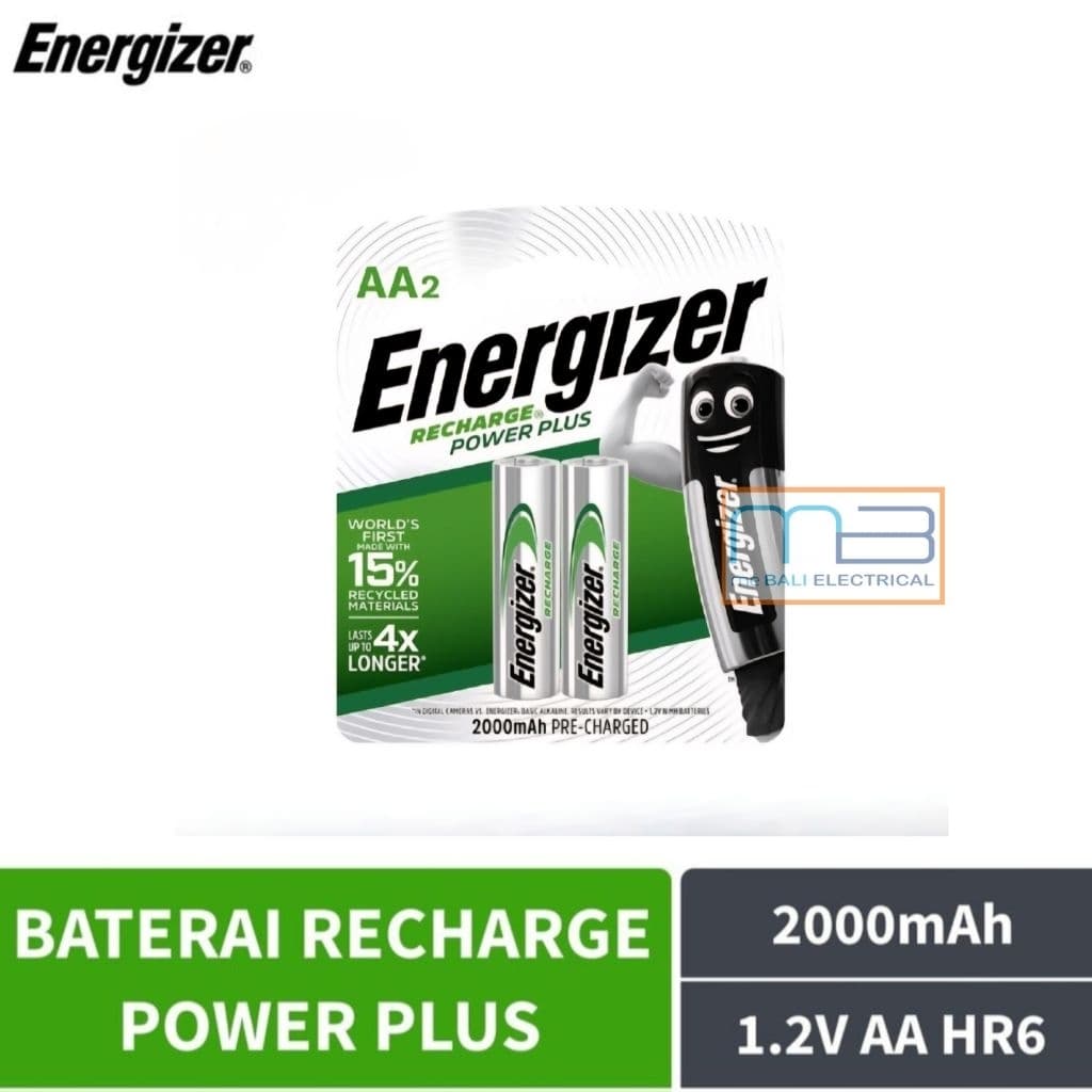Battery Energizer NH15 AA 2000mAh BP2 Rechargeable