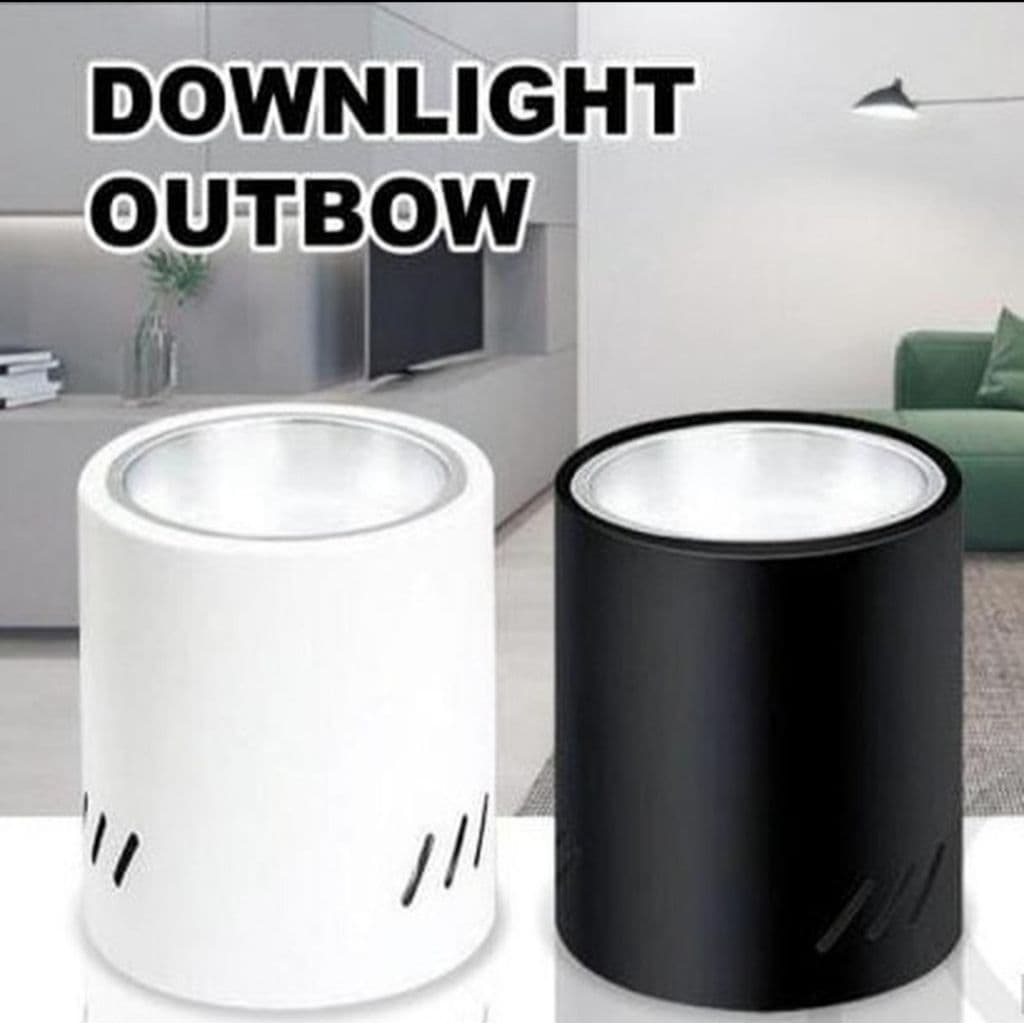 Kap Lampu Downlight Outbow 4 inch Bulat Fitting E27 Lampu Plafon