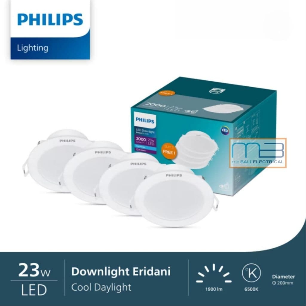 Lampu Philips Downlight Multipack Eridani Led18 D200 23W 6500K (Putih)
