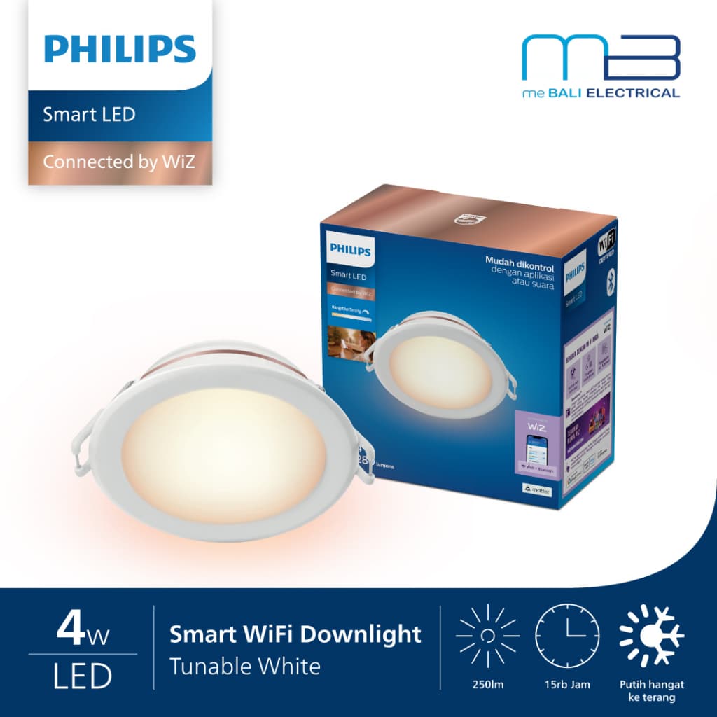 Philips Smart Led Downlight 4W/RD3 9W/RD4 12.5W/RD5 17W/RD6 827-65 Tunable White